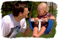 Father with child. Photo copyrighted.