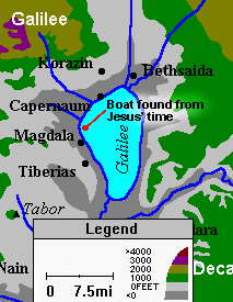 Map of Galilee