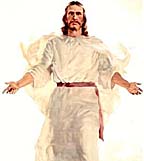 Artist's conception of the arisen Jesus
